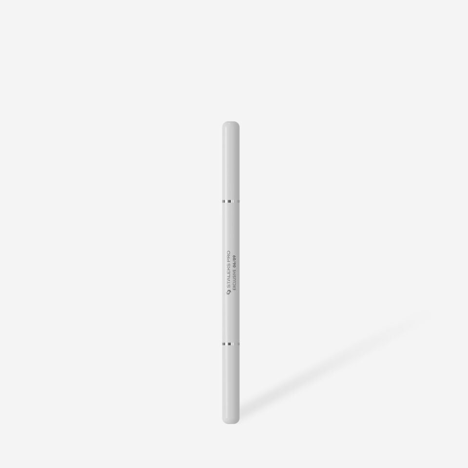 STALEKS EXCLUSIVE 06/09 Çift taraflı jel fırçası 11 mm / jel fırçası 9 mm