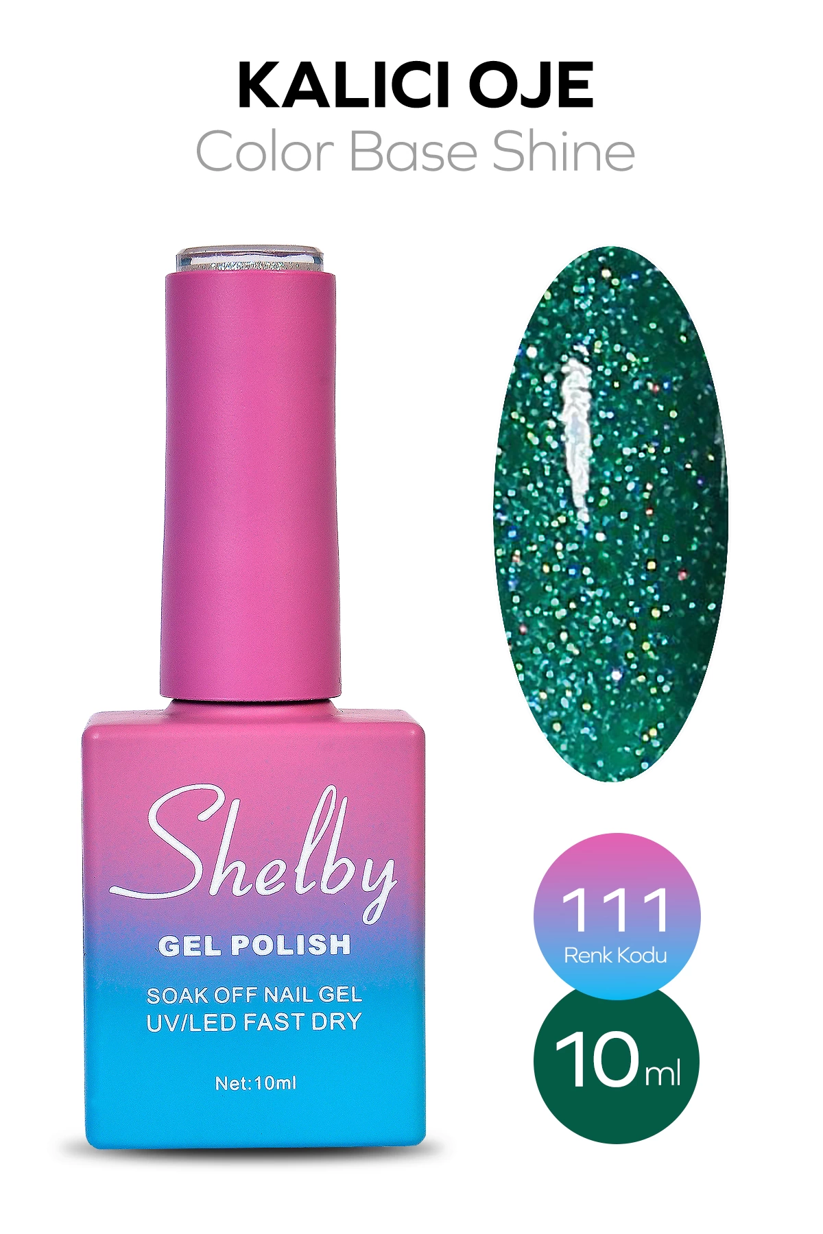 SHELBY 10 ML. A111 IŞILTILI NUDE RENK KALICI OJE