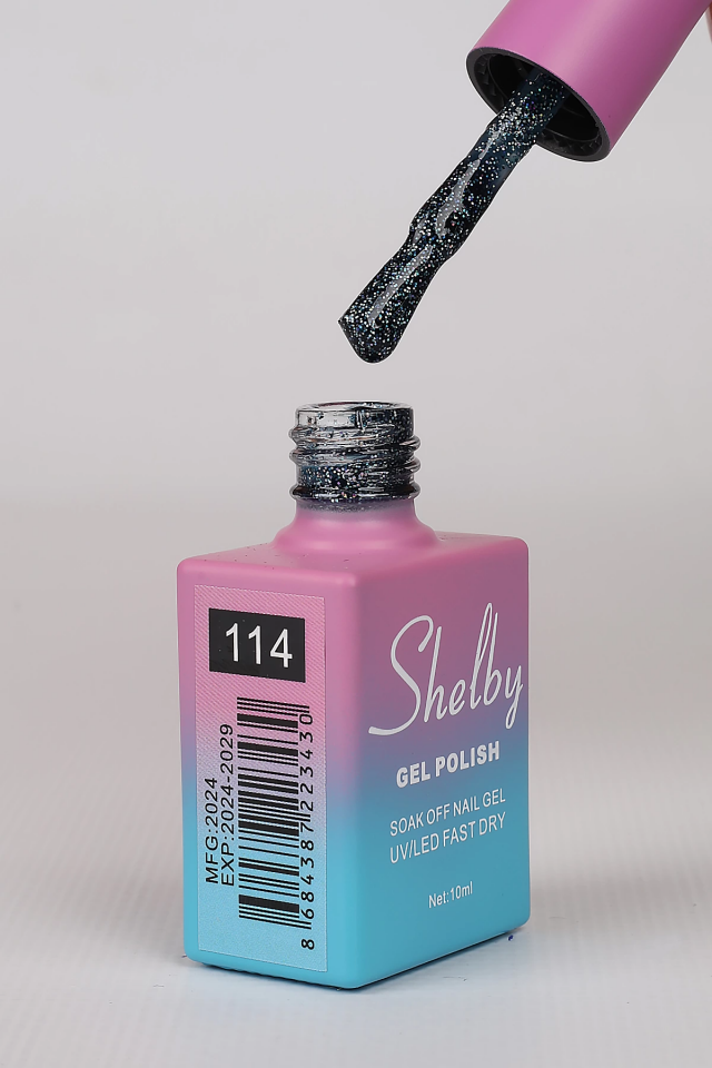 SHELBY 10 ML. A114 IŞILTILI NUDE RENK KALICI OJE
