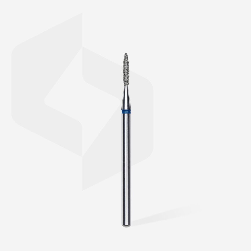 STALEKS EXPERT Elmas frez, sivri alev mavi, çap 1,6 mm, çalışma kısmı 8 mm