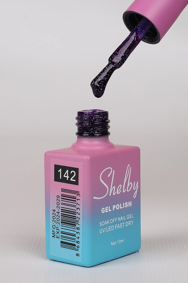 SHELBY 10 ML. A142 RENKLİ IŞILTILI KALICI OJE