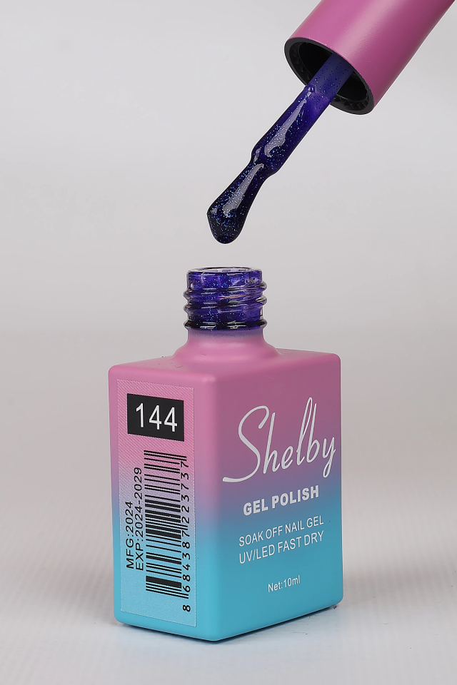 SHELBY 10 ML. A144 RENKLİ IŞILTILI KALICI OJE