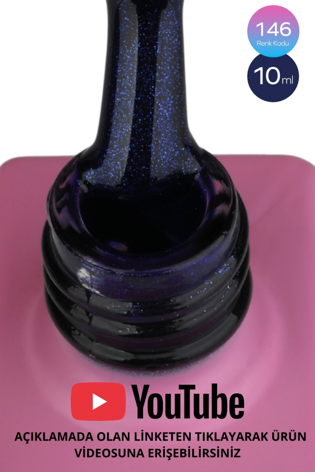 SHELBY 10 ML. A146 RENKLİ IŞILTILI KALICI OJE