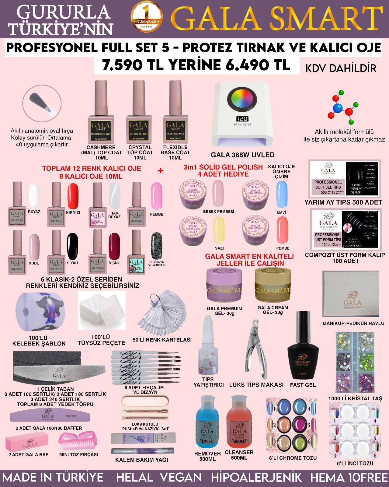 GALA PROFESYONEL SET 5