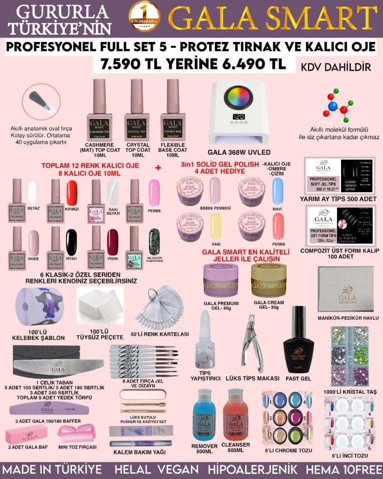 GALA PROFESYONEL SET 5