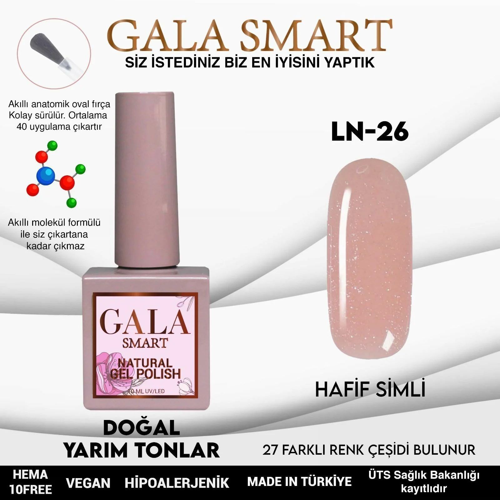 GALA NATURAL KALICI OJE 10 mle LN26