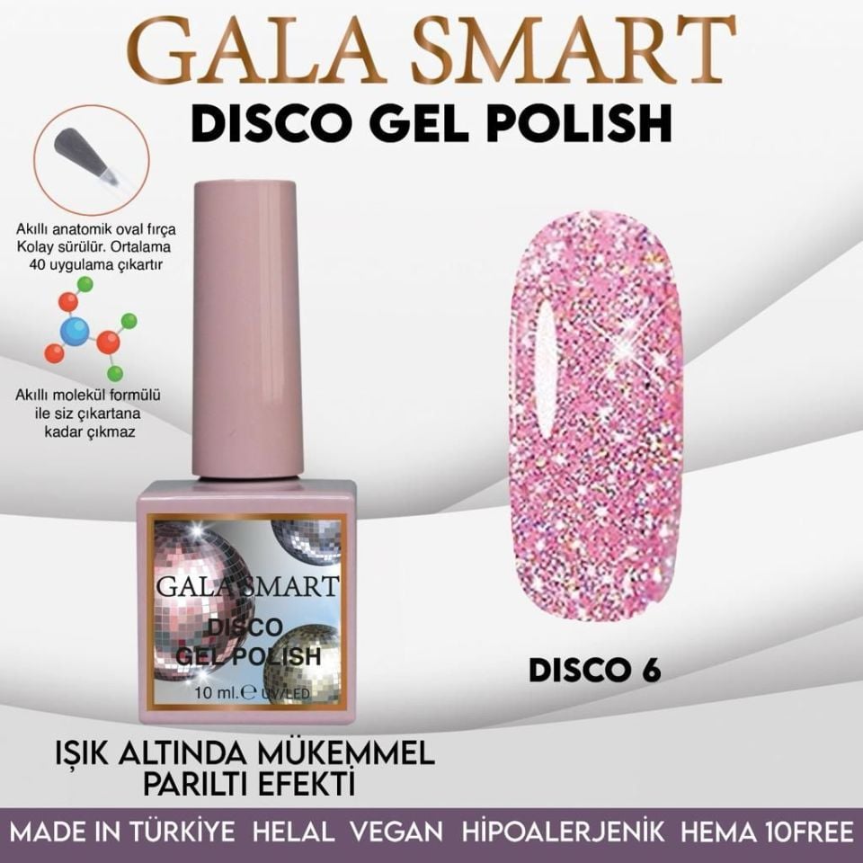 GALA SMART DİSCO KALICI OJE 10 ml NO:06