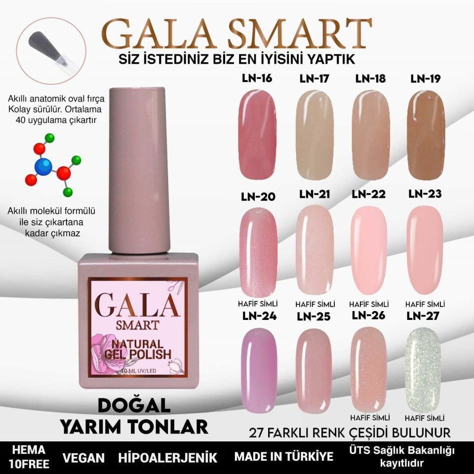 GALA NATURAL KALICI OJE 10 mle LN1