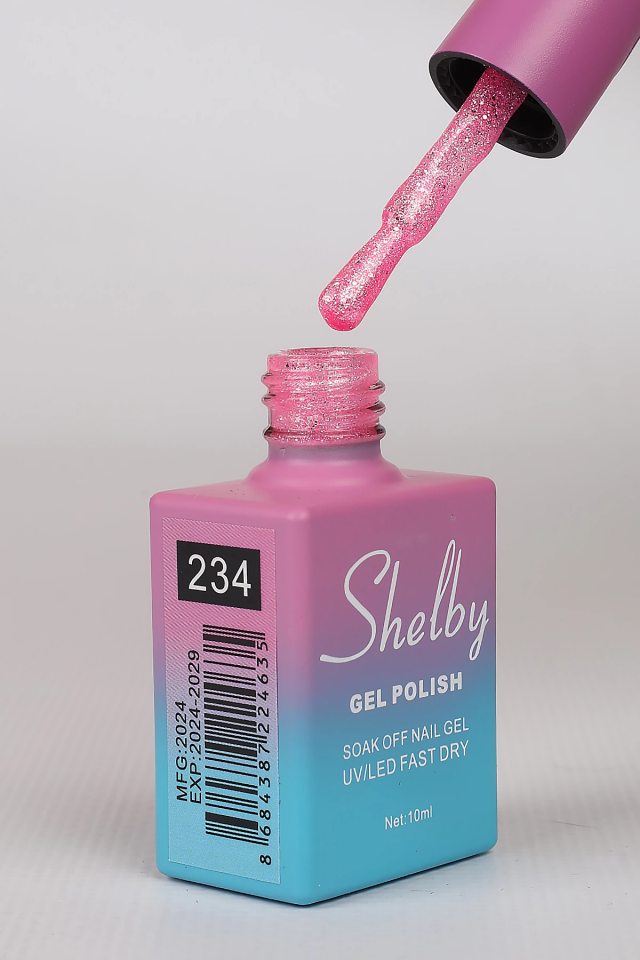 SHELBY 10 ML. A234 IŞILTILI RENKLİ KALICI OJE