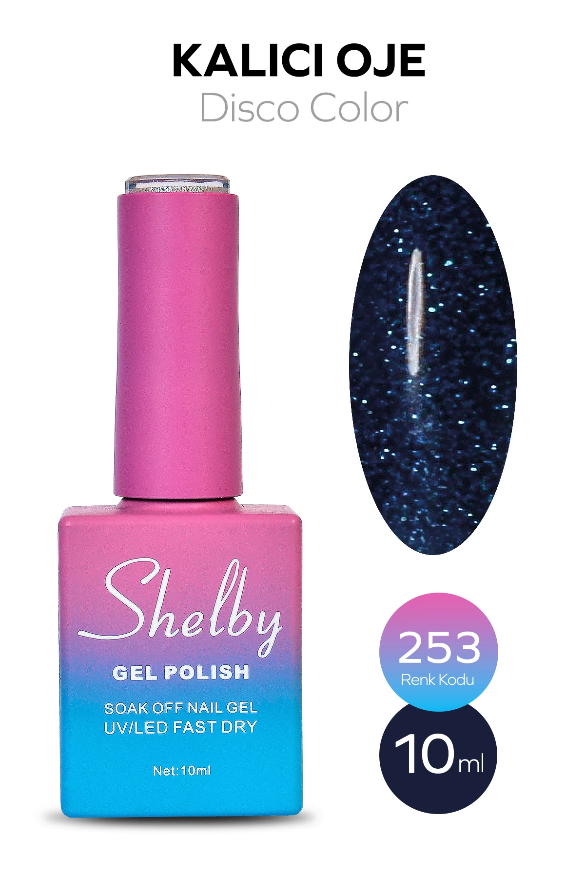 SHELBY 10 ML. A253 DİSKO KALICI OJE
