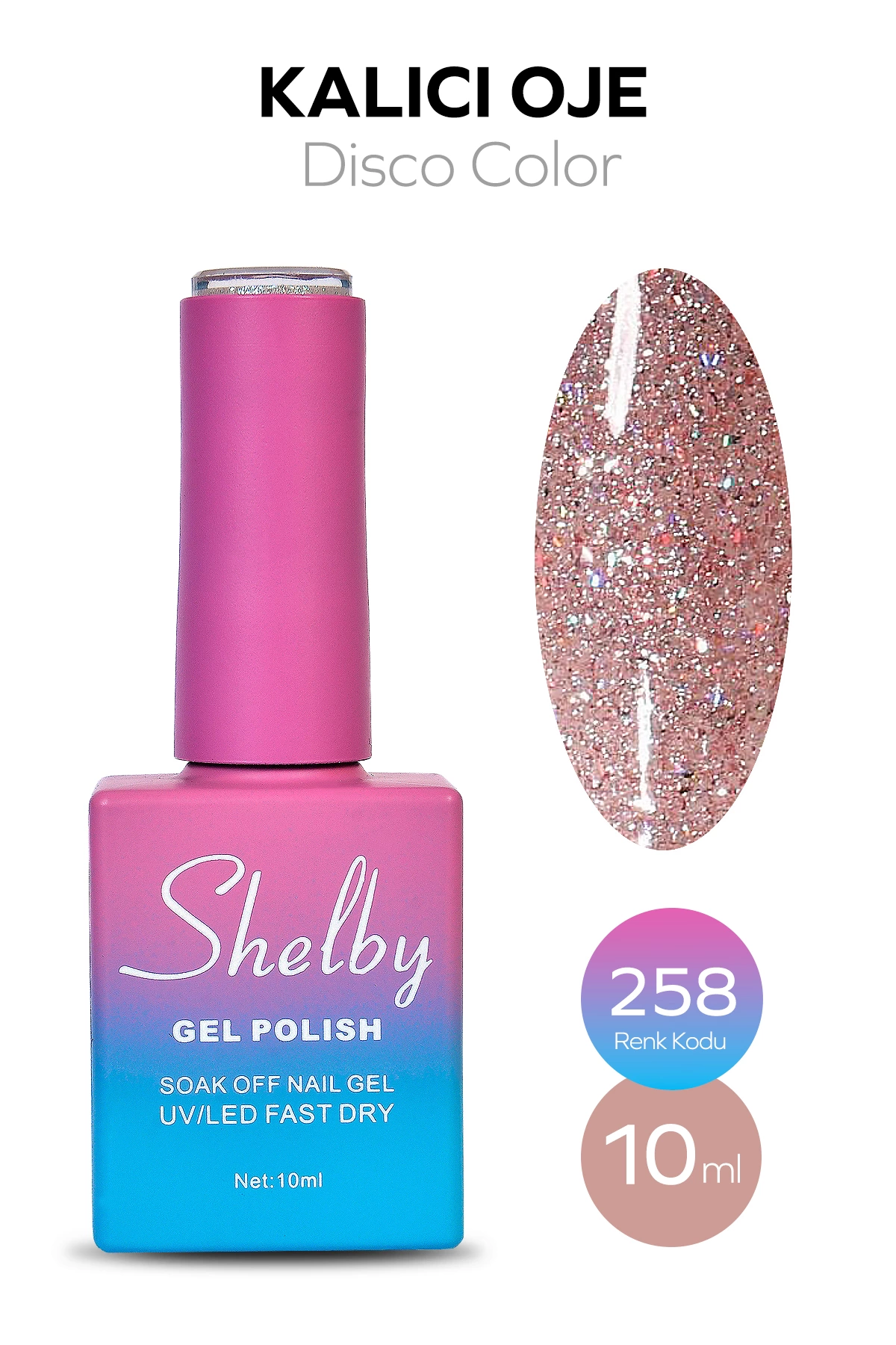 SHELBY 10 ML. A258 DİSKO KALICI OJE