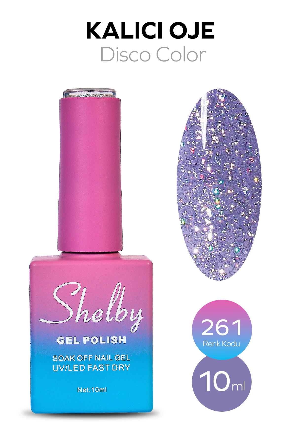 SHELBY 10 ML. A261 DİSKO KALICI OJE