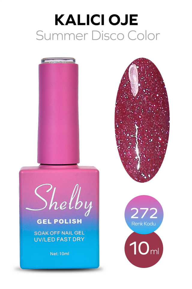 SHELBY 10 ML. A272 DİSKO YAZ RENK KALICI OJE