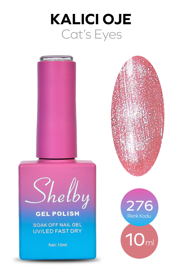 SHELBY 10 ML. A276  KEDİ GÖZÜ KALICI OJE