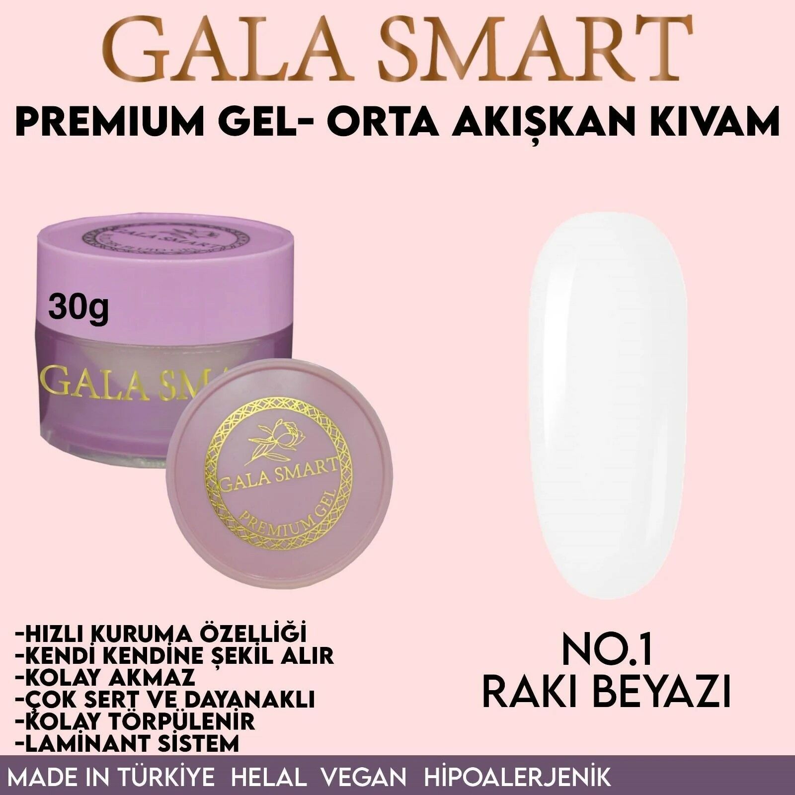GALA SMART - PREMİUM JEL 30g - NO:1