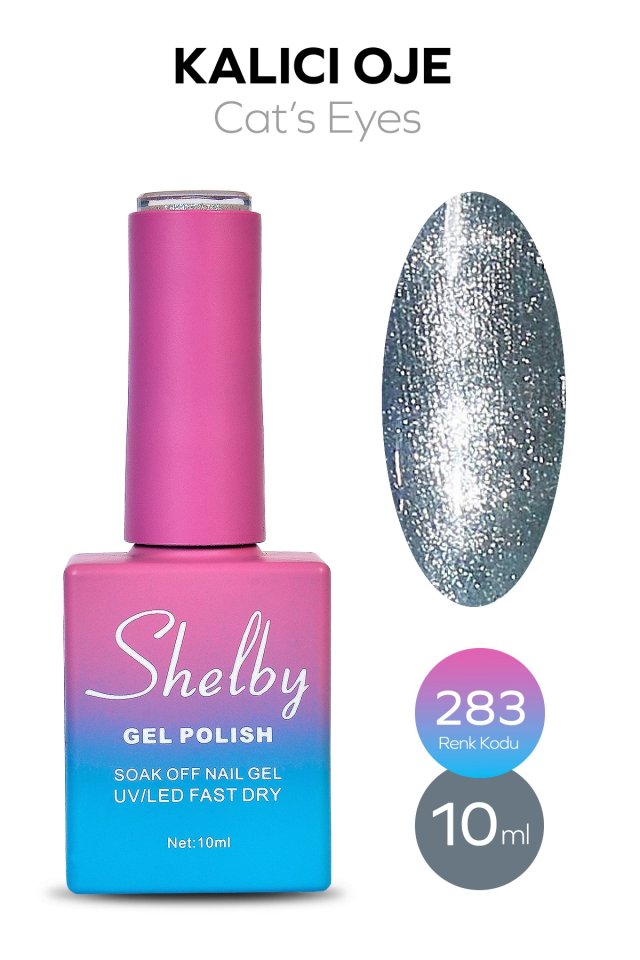 SHELBY 10 ML. A283  KEDİ GÖZÜ KALICI OJE
