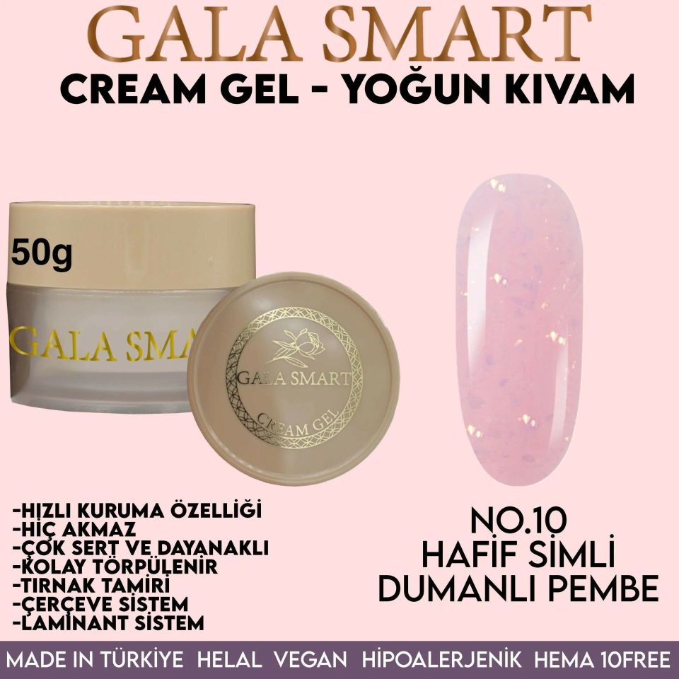 GALA SMART - CREAM GEL 50GR NO:10
