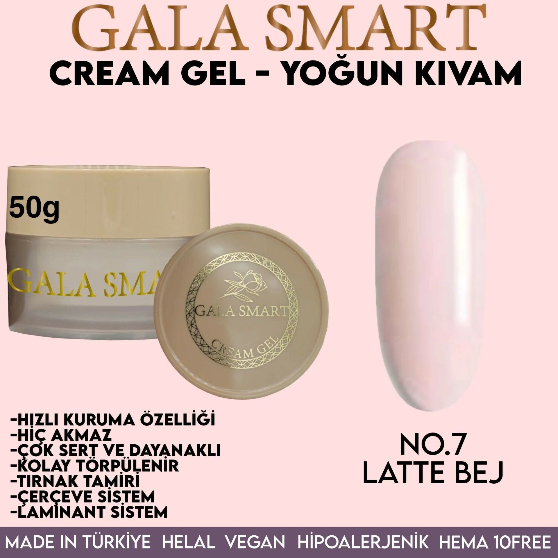 GALA SMART - CREAM GEL 50GR NO:7