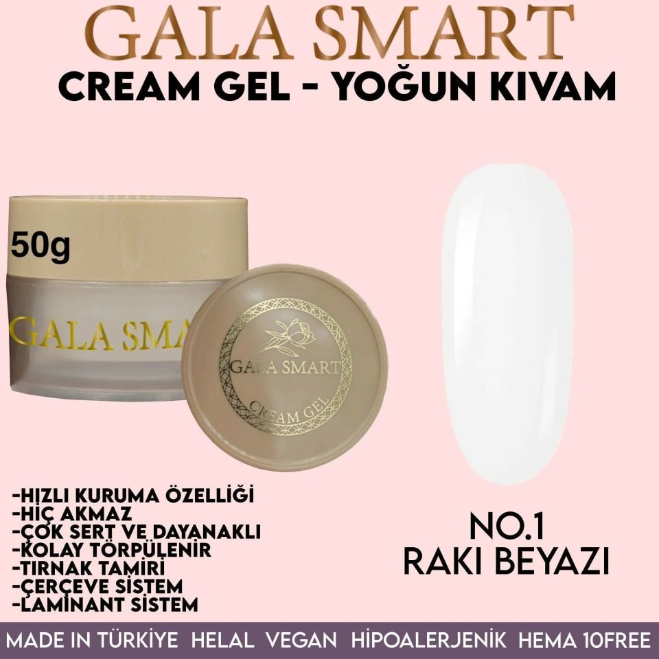 GALA SMART - CREAM GEL 50GR NO:1