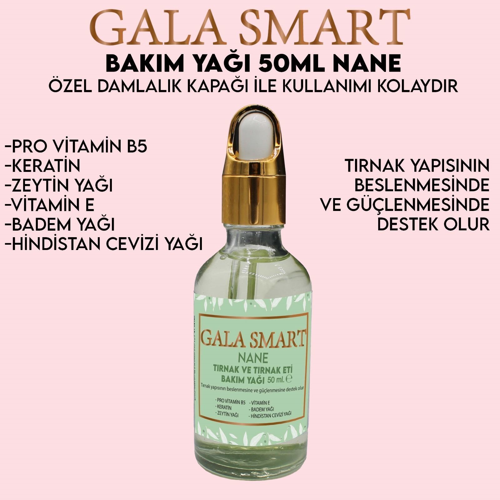 GALA TIRNAK BAKIM YAĞI 50 ML - NANE
