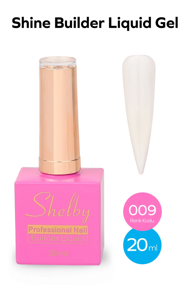 SHELBY 09 -20 ML.SIVI  SİMLİ BUILDER GEL