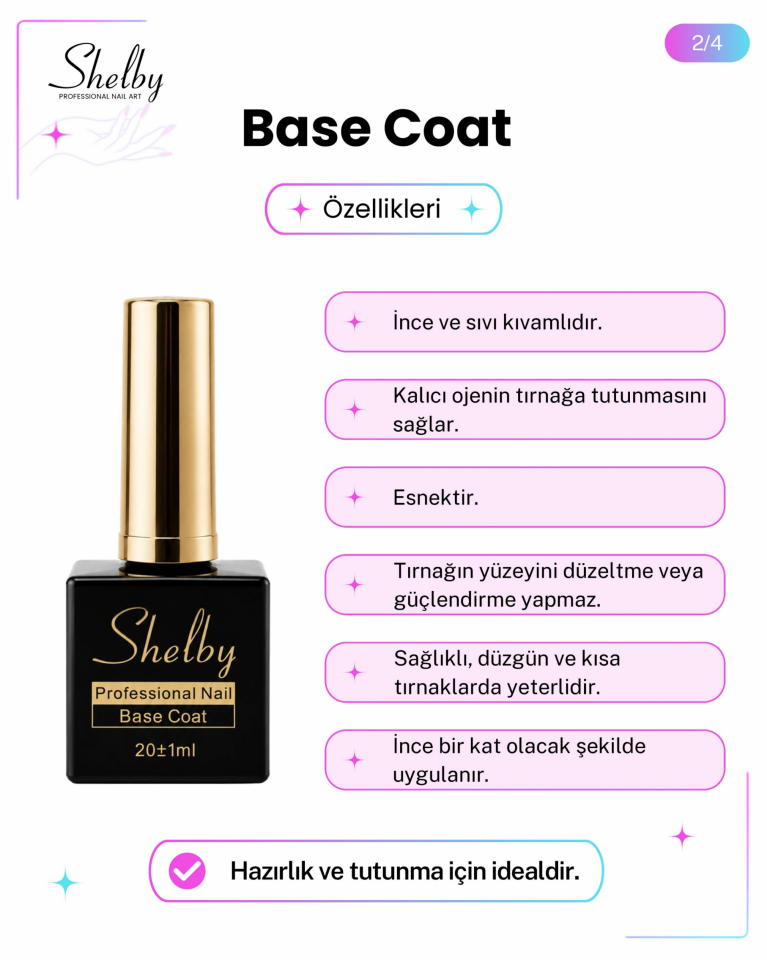 SHELBY - 20ML. BASE COAT