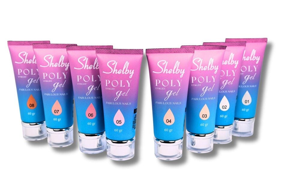 SHELBY PROFESSIONAL NAILS 60 GR. POLY UV&LED GEL 01