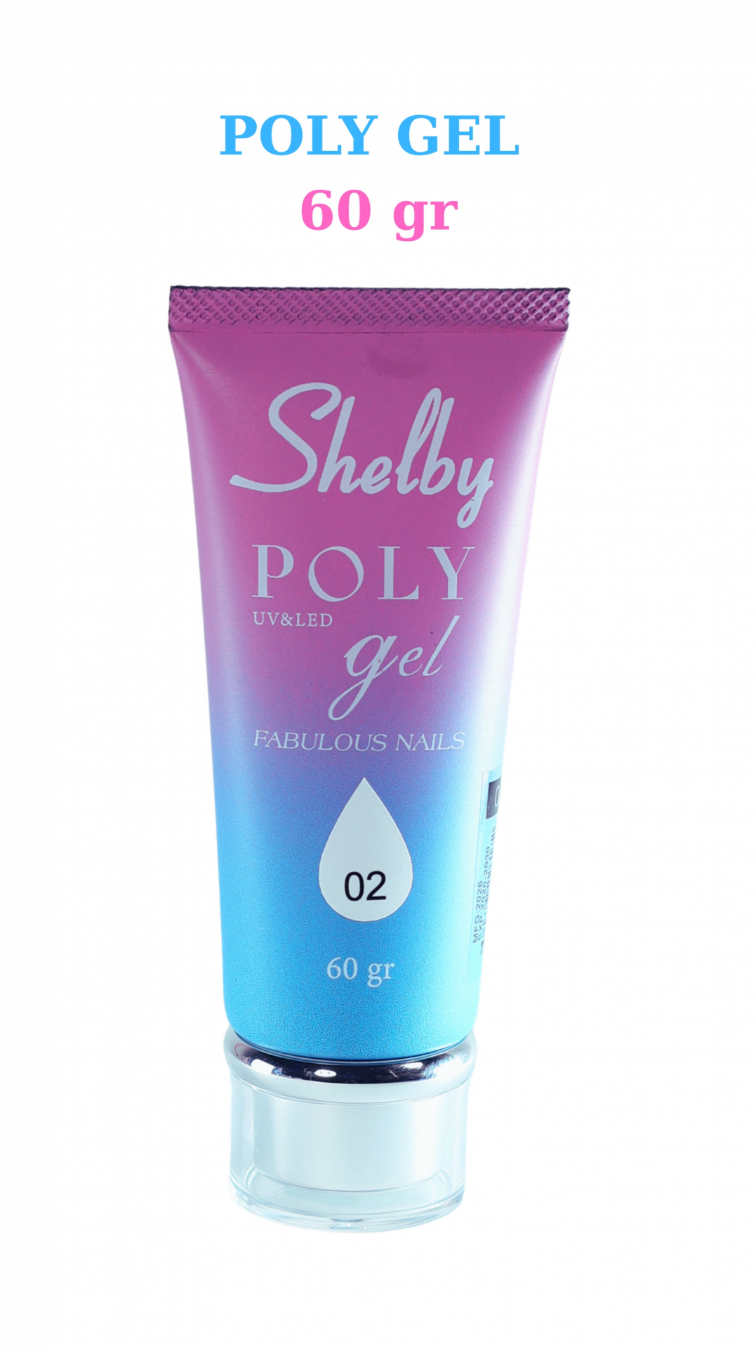SHELBY PROFESSIONAL NAILS 60 GR. POLY UV&LED GEL 02