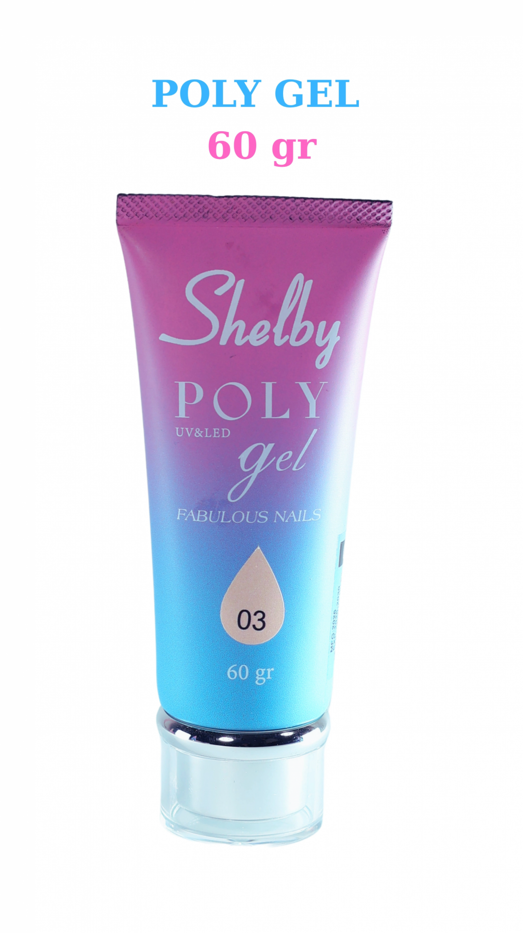 SHELBY PROFESSIONAL NAILS 60 GR. POLY UV&LED GEL 03