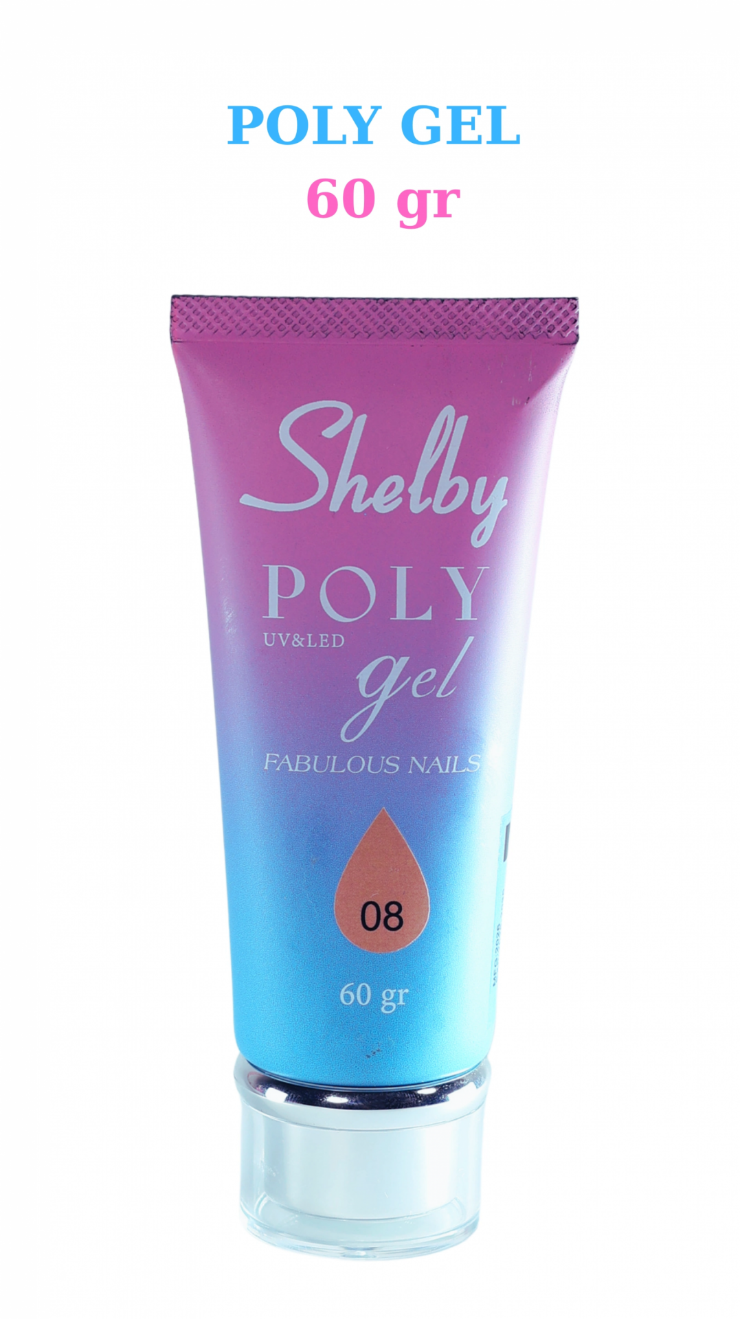 SHELBY PROFESSIONAL NAILS 60 GR. POLY UV&LED GEL 08