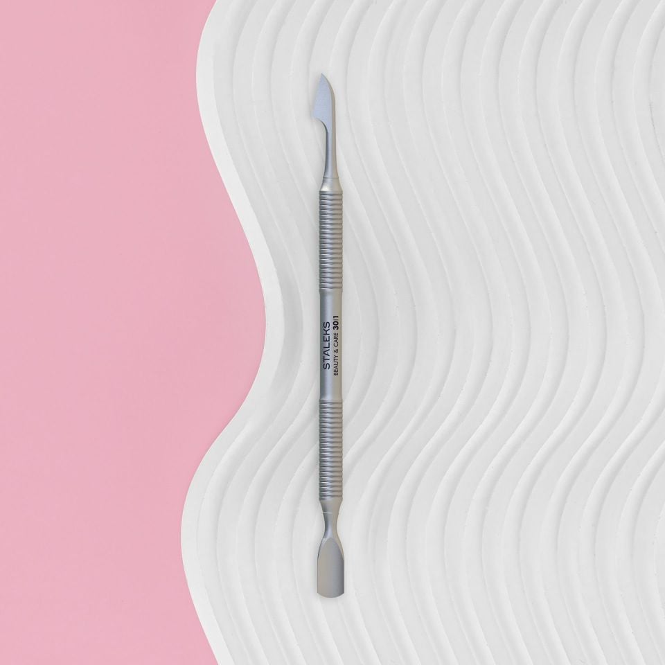 STALEKS BEAUTY & CARE 30 TYPE 1 TIRNAK ET İTİCİ (Yuvarlak itici + Üçgen uç)