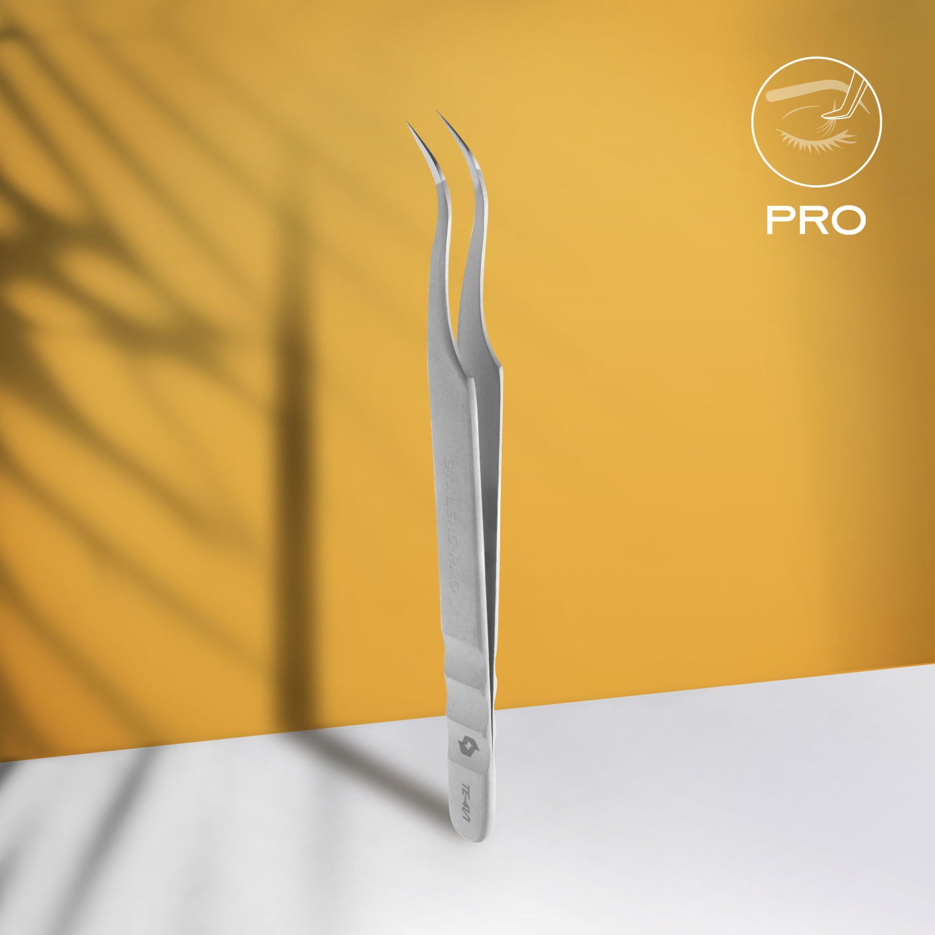 STALEKS EXPERT 41 TYPE 1 Profesyonel Kirpik Cımbızı (Eğik)