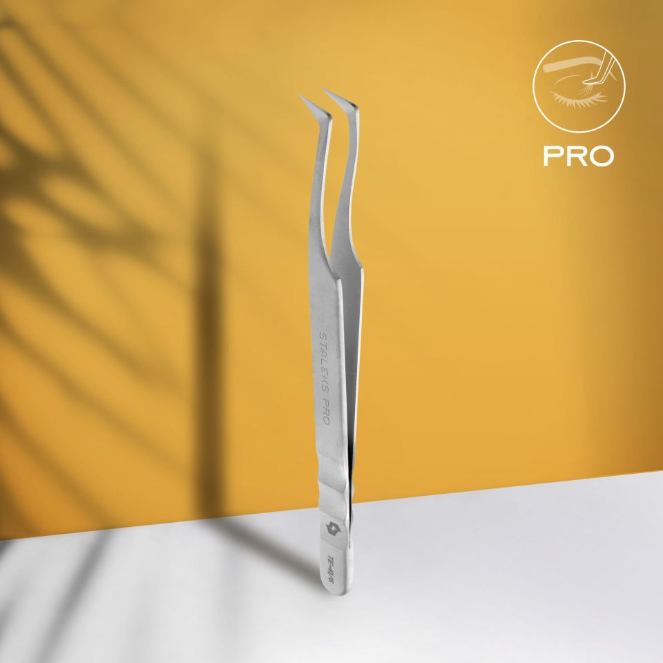 STALEKS EXPERT 41 TYPE 162 Profesyonel Kirpik Cımbızı (Ayak, 75')
