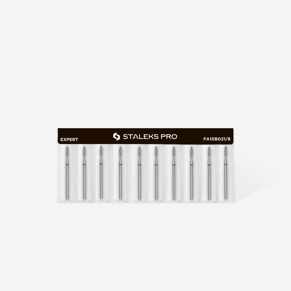 STALEKS Elmas Alev Freze, Mavi, Çap 2,1 mm, Çalışma Kısmı 8 mm