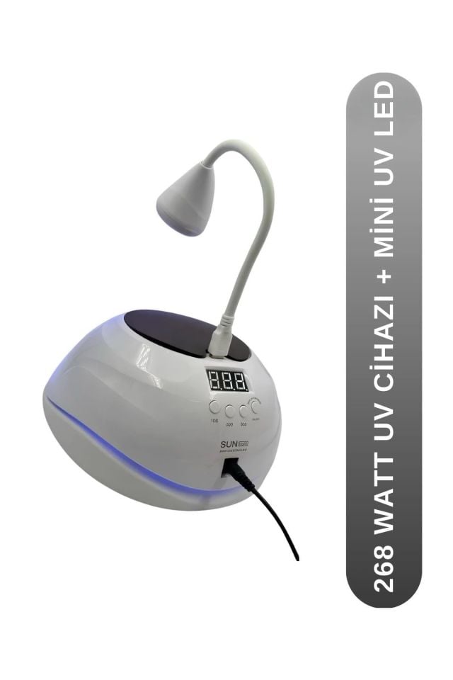 Sun X 1+1 268W Uv Led Kurutucu + Çıkarılabilir Mİni Led
