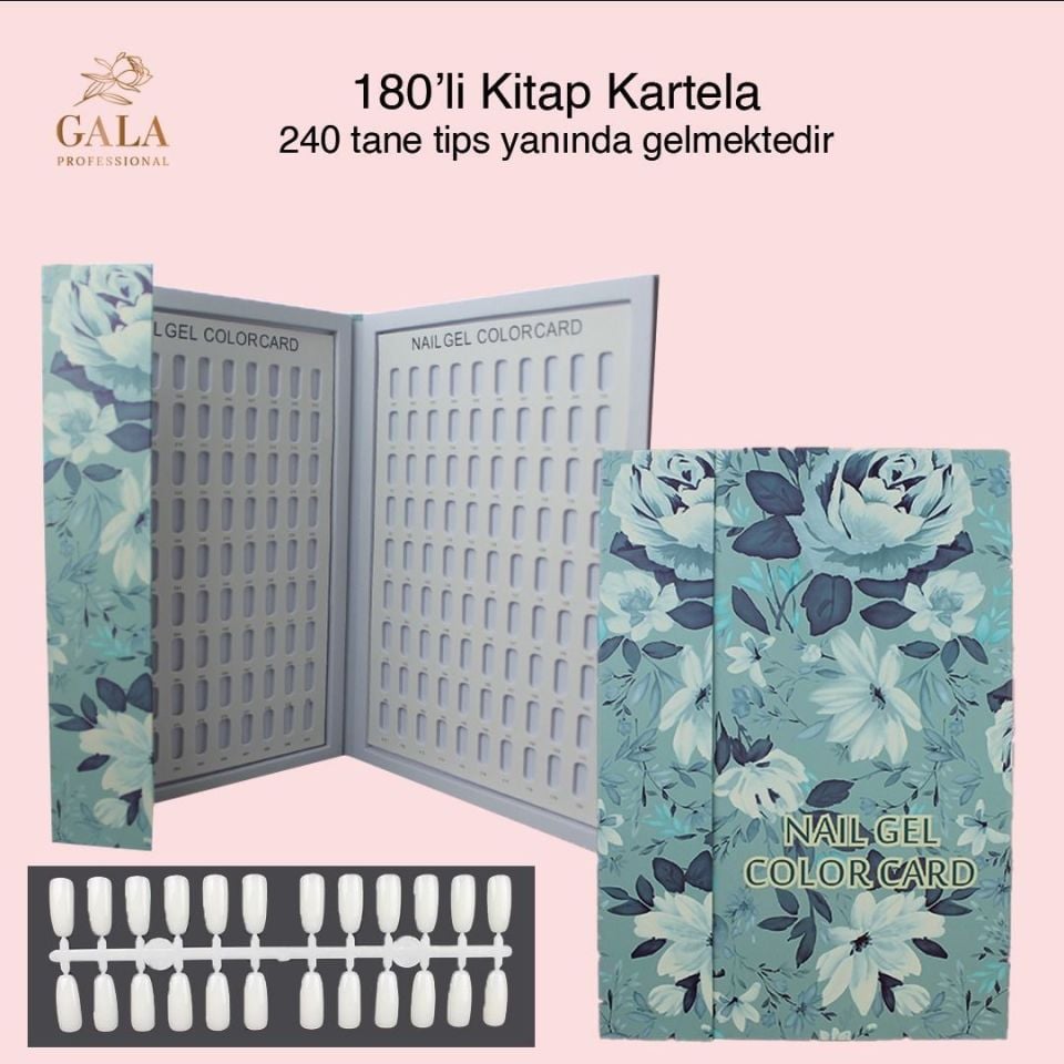 KİTAP KARTELA 180 Lİ AÇIK MAVİ (TİPSLER DAHİL)