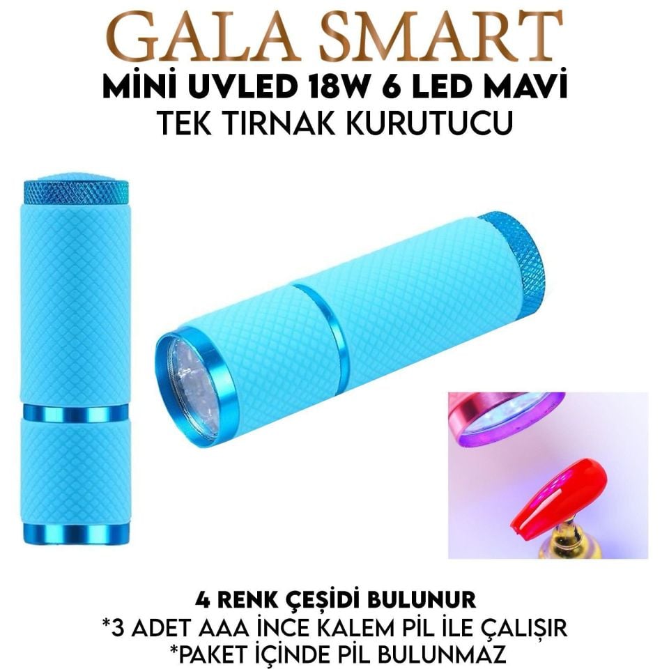 FENER UVLED KURUTUCU - RENK: MAVİ