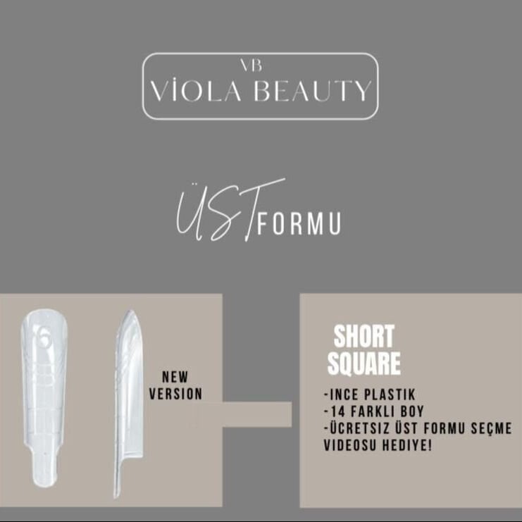 Viola Üst Form - Short Square