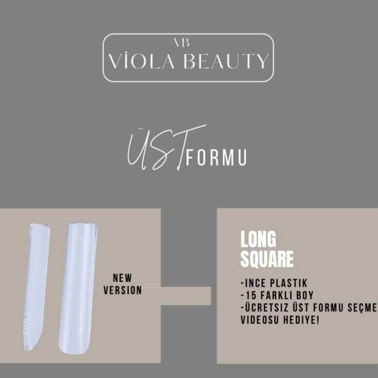 Viola Üst Form - Long Square