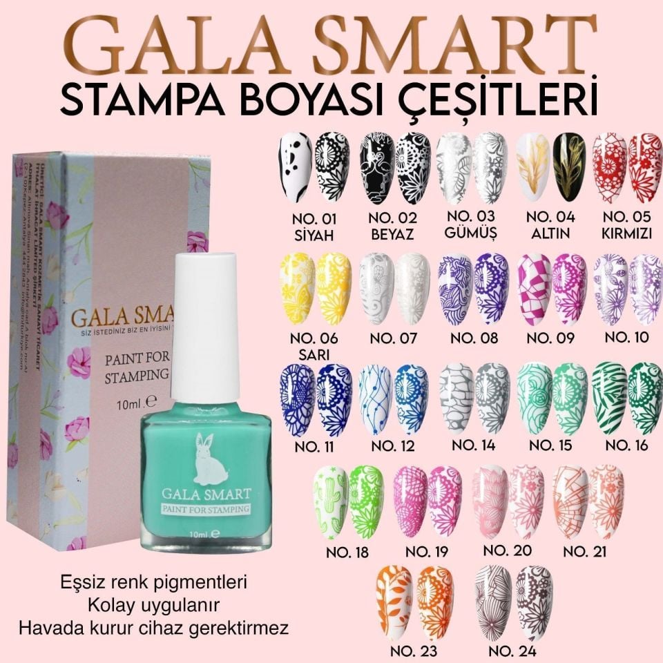 GALA SMART - STAMPA BOYASI 10 ML NO:01