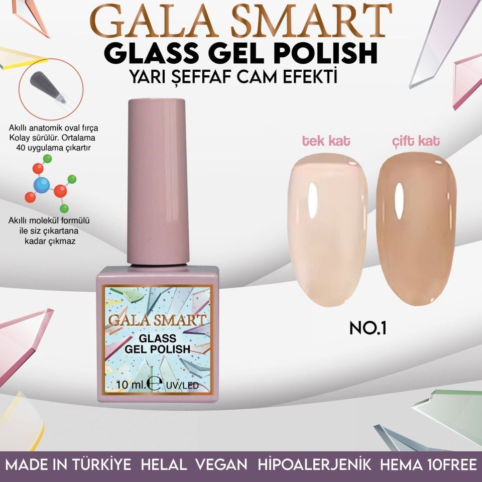 GALA SMART GLASS KALICI OJE 10 mle NO:01