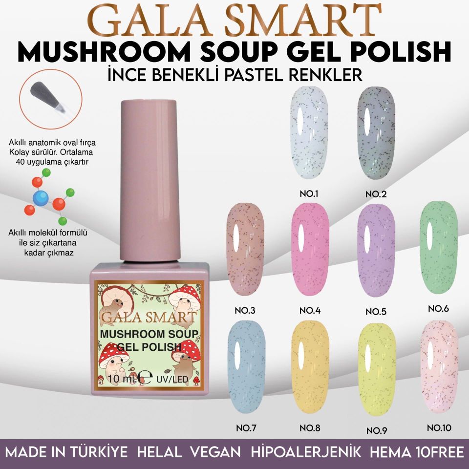 MUSHROOM SOUP GEL POLISH 10 ML NO:09