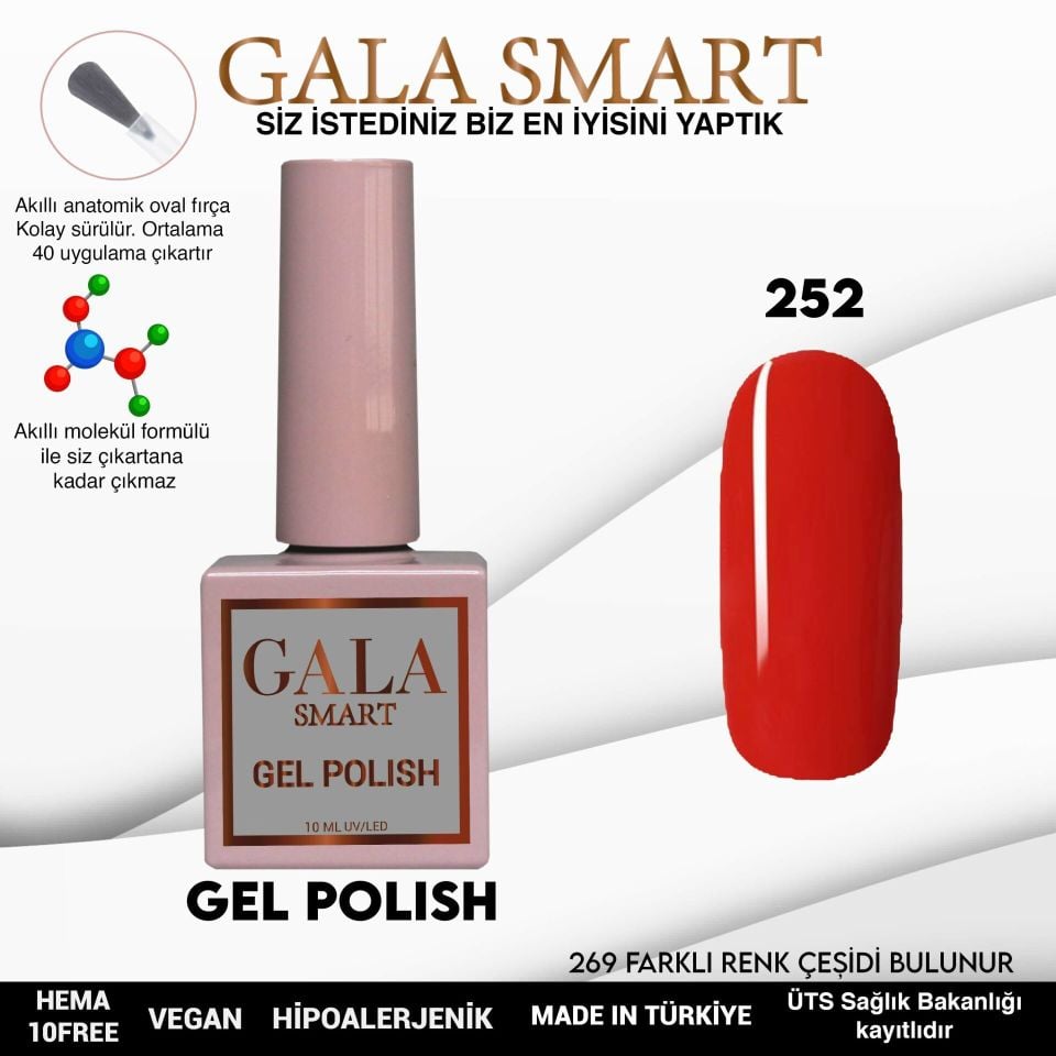 GALA CLASSİC KALICI OJE 10 mle 252