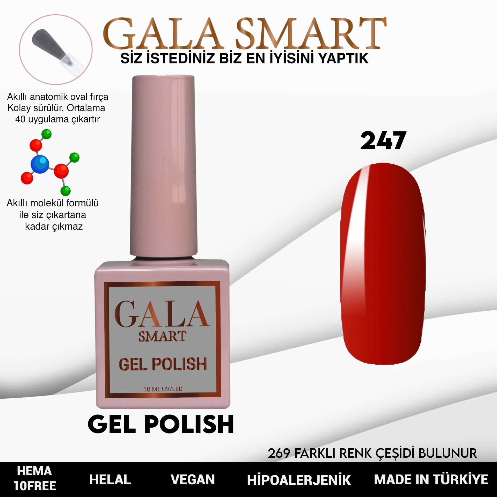 GALA CLASSİC KALICI OJE 10 mle 247