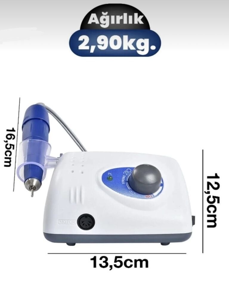 Strong 210 Orijinal Profesyonel Tırnak Freze Makinesi – 2 Yıl Garantili