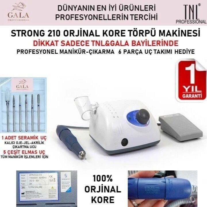 STRONG 210 TIRNAK TÖRPÜ MAKİNASI