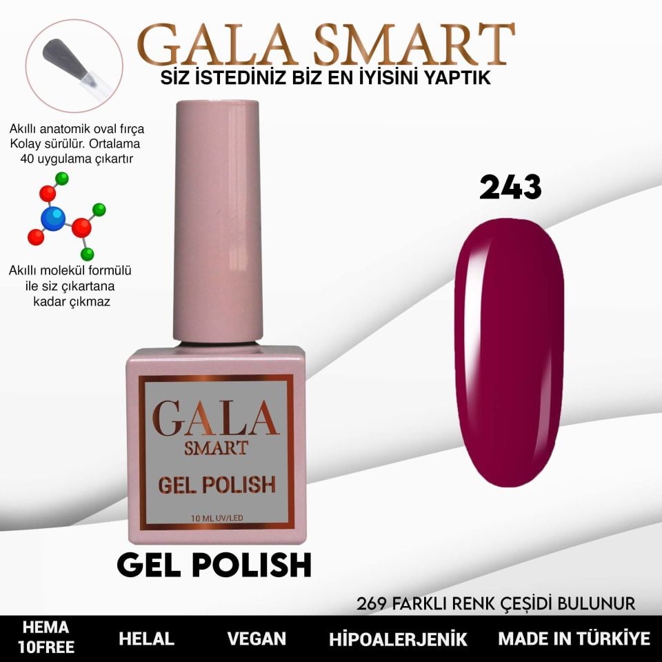 GALA CLASSİC KALICI OJE 10 mle 243