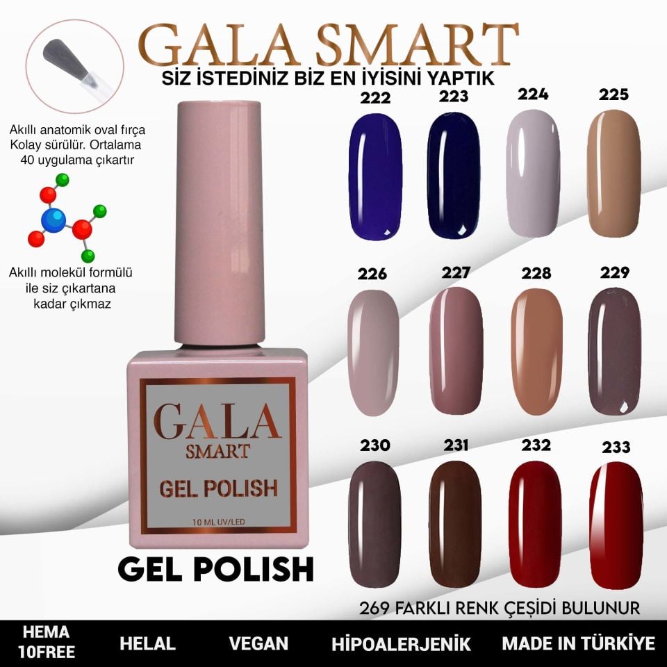 GALA CLASSİC KALICI OJE 10 mle 231