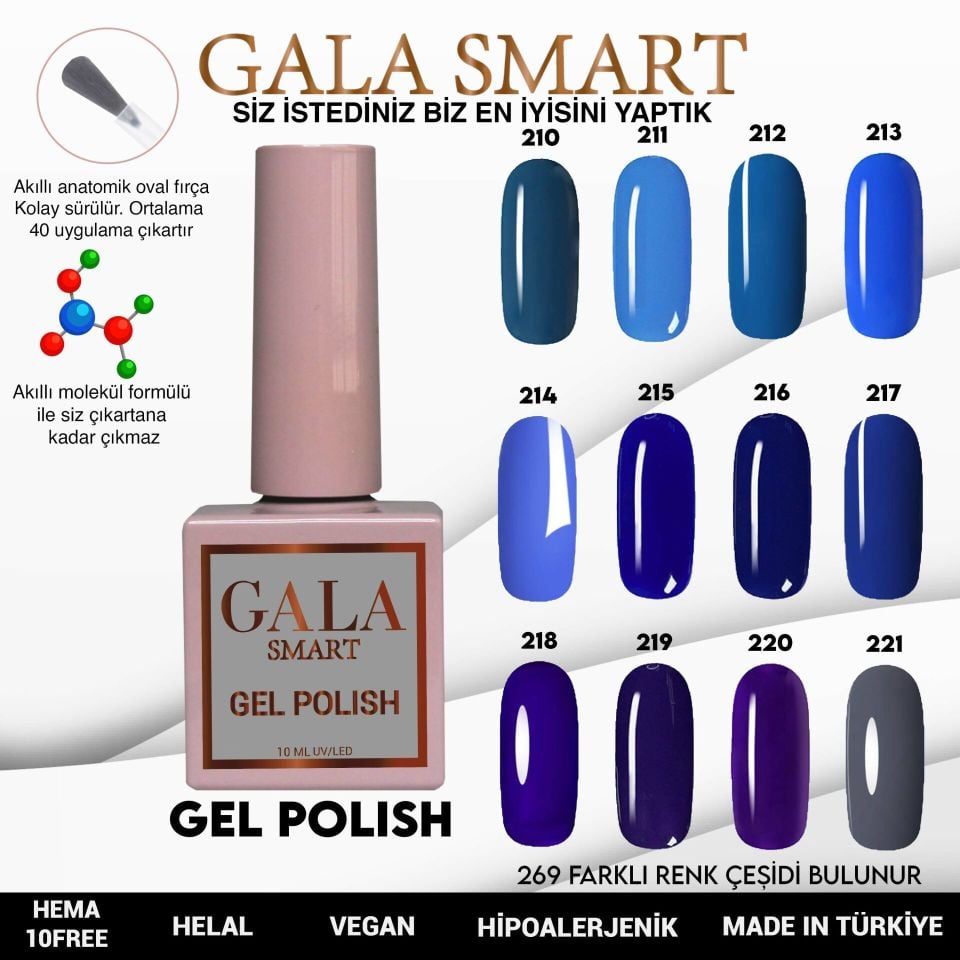 GALA CLASSİC KALICI OJE 10 mle 214