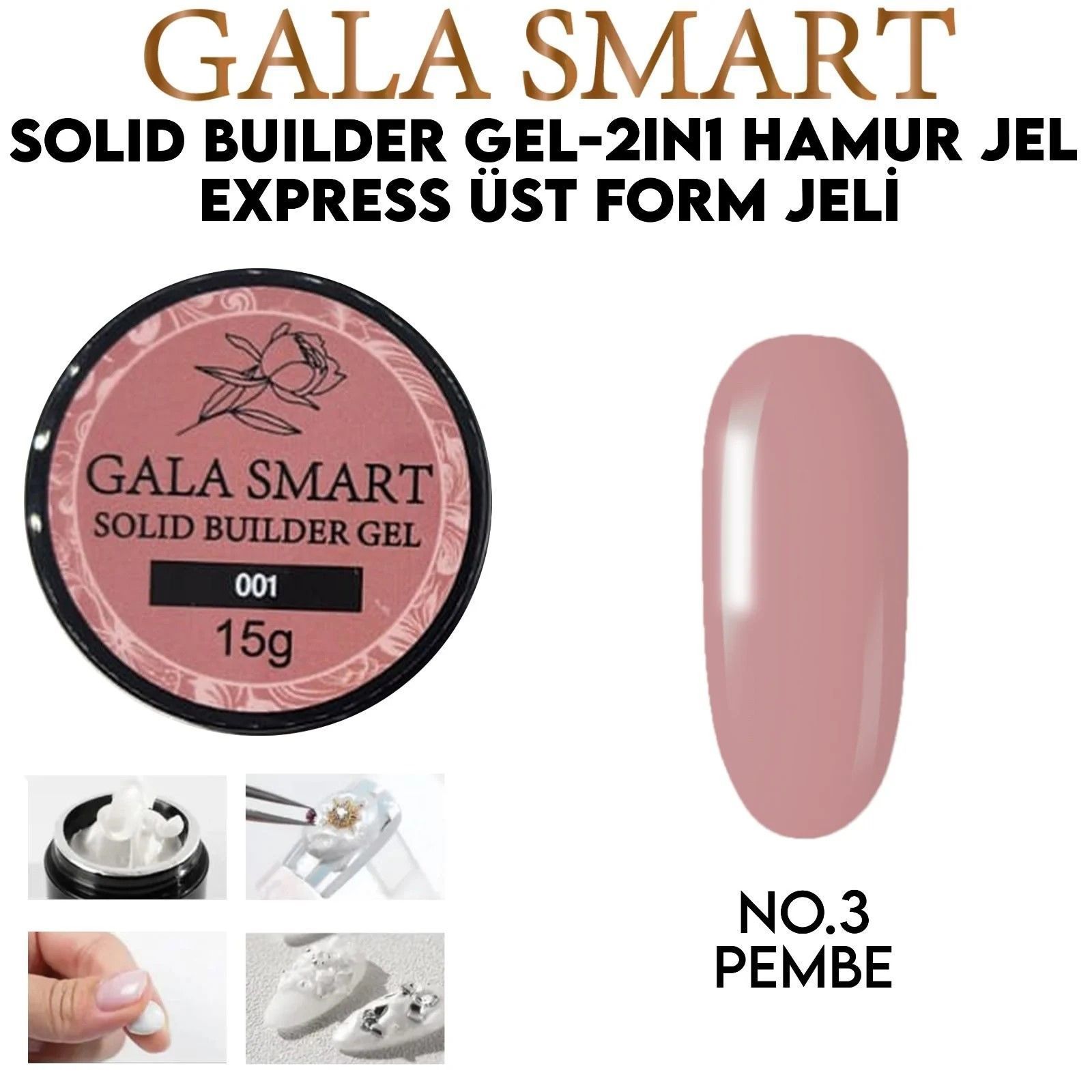 SOLİD BUİLDER HAMUR JEL 15 gr - NO:3